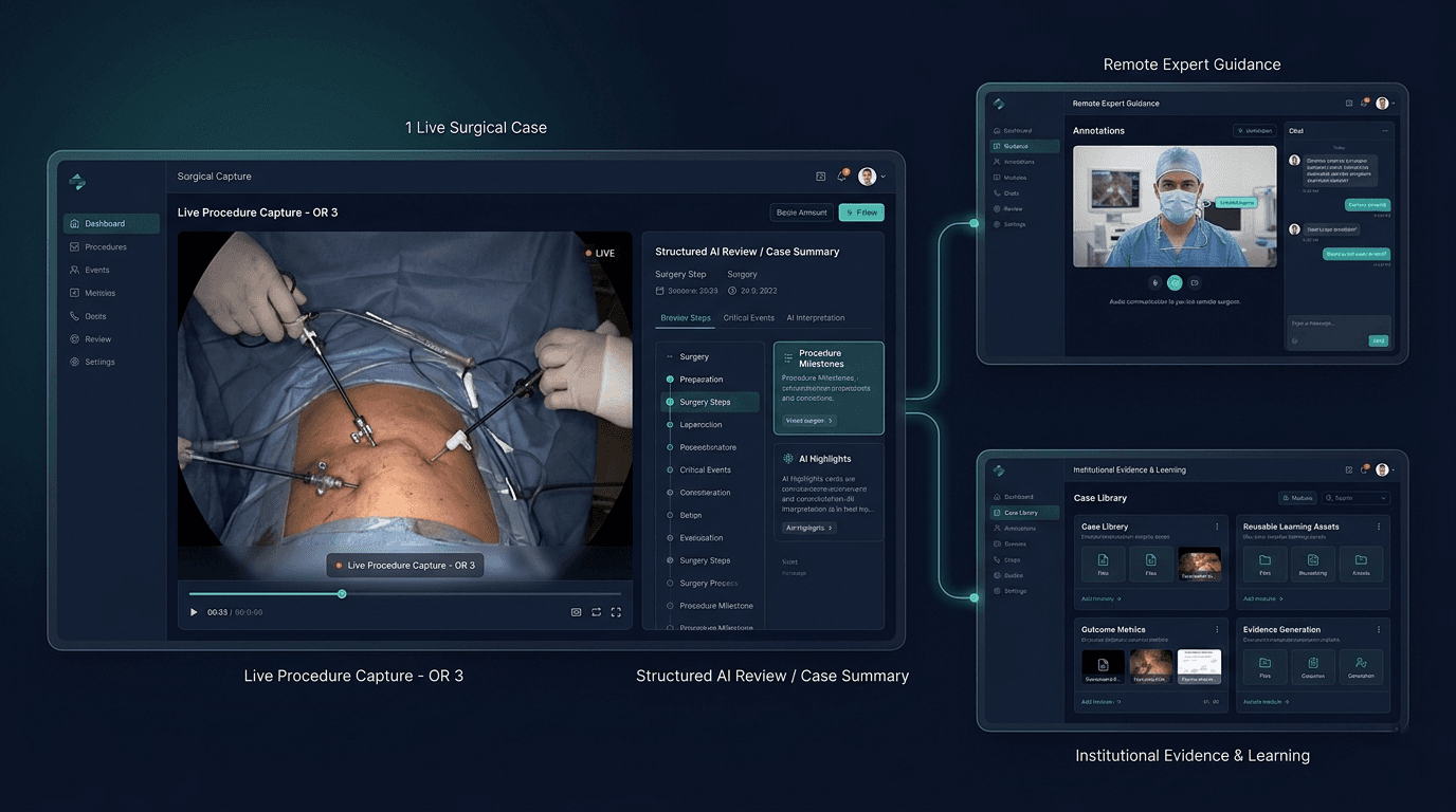 OR to outcomes platform workflow