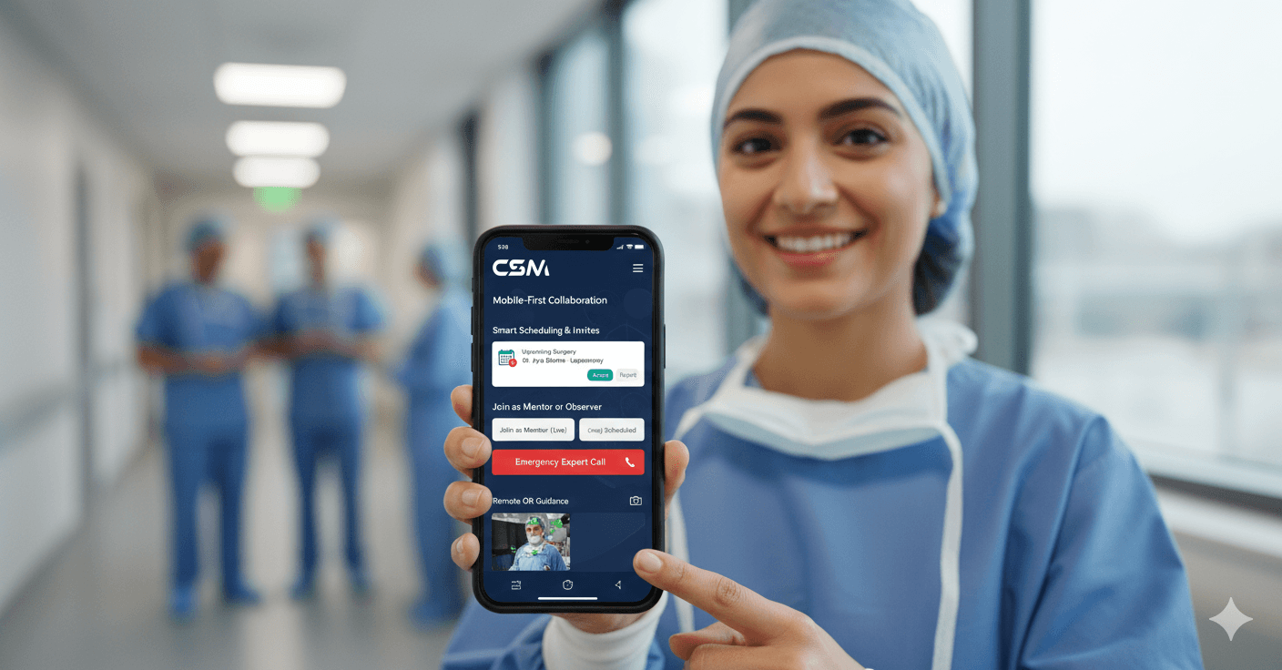 CSM Mobile Application Interface